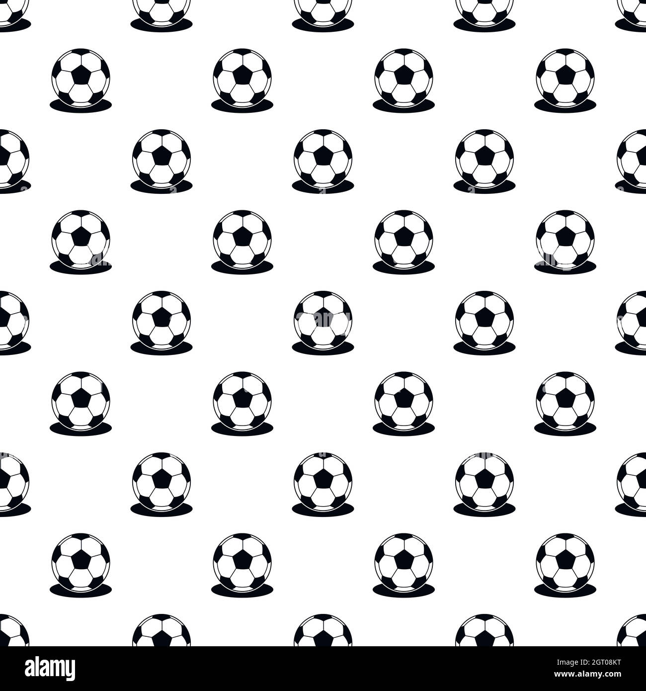 Soccer ball pattern, simple style Stock Vector Image & Art - Alamy