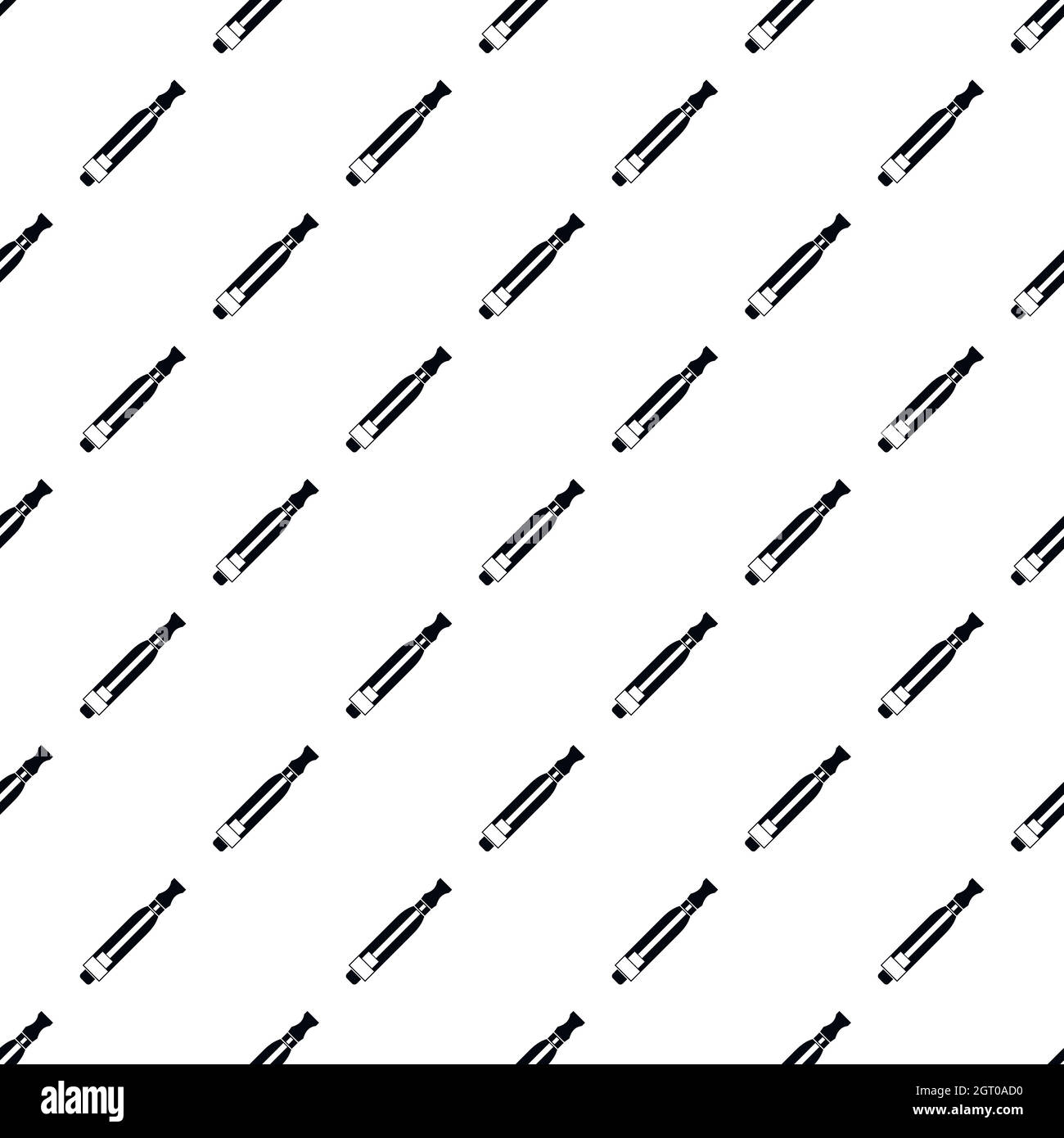 Electronic cigarette atomizer pattern simple style Stock Vector