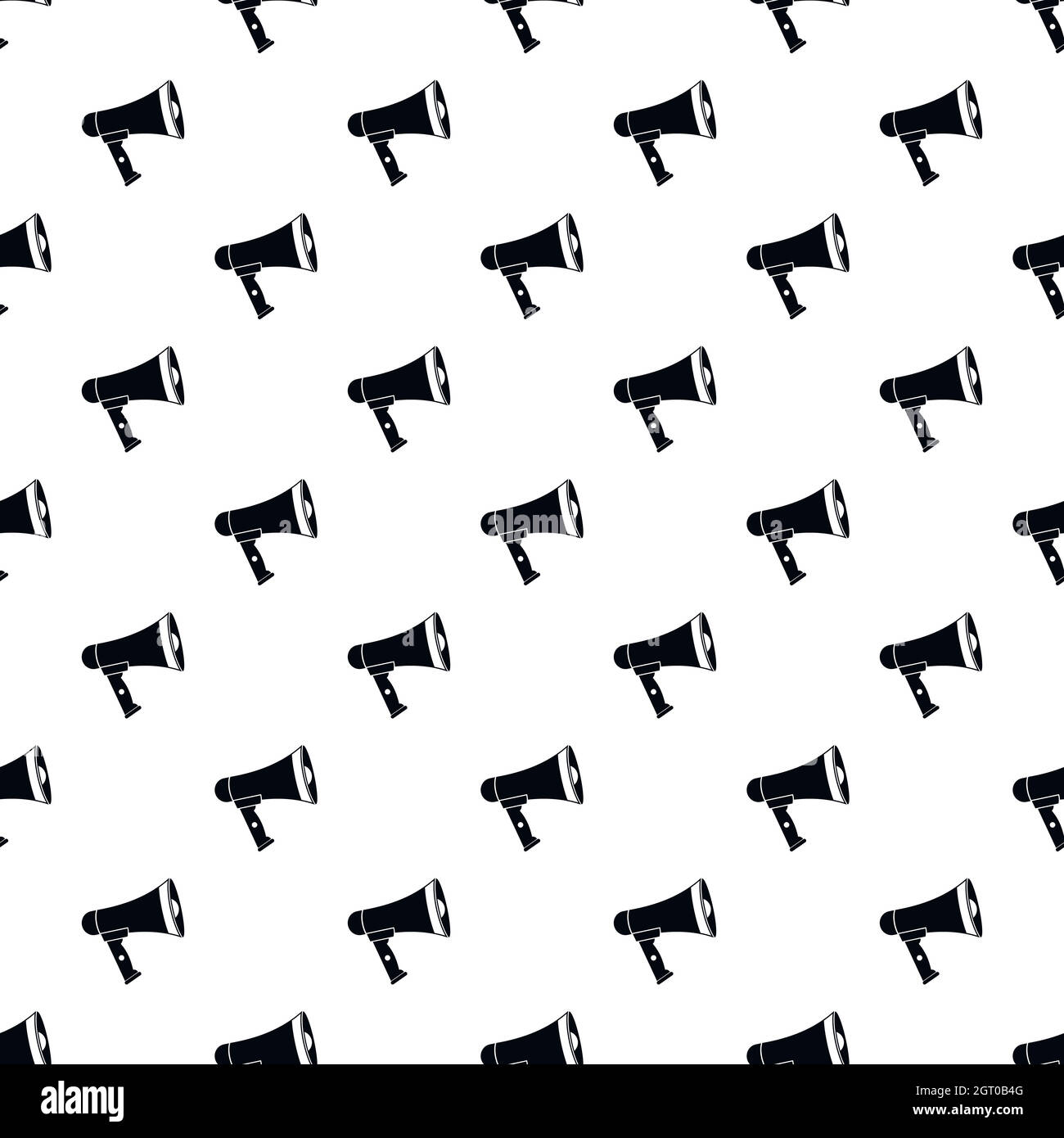 Loudspeaker pattern, simple style Stock Vector