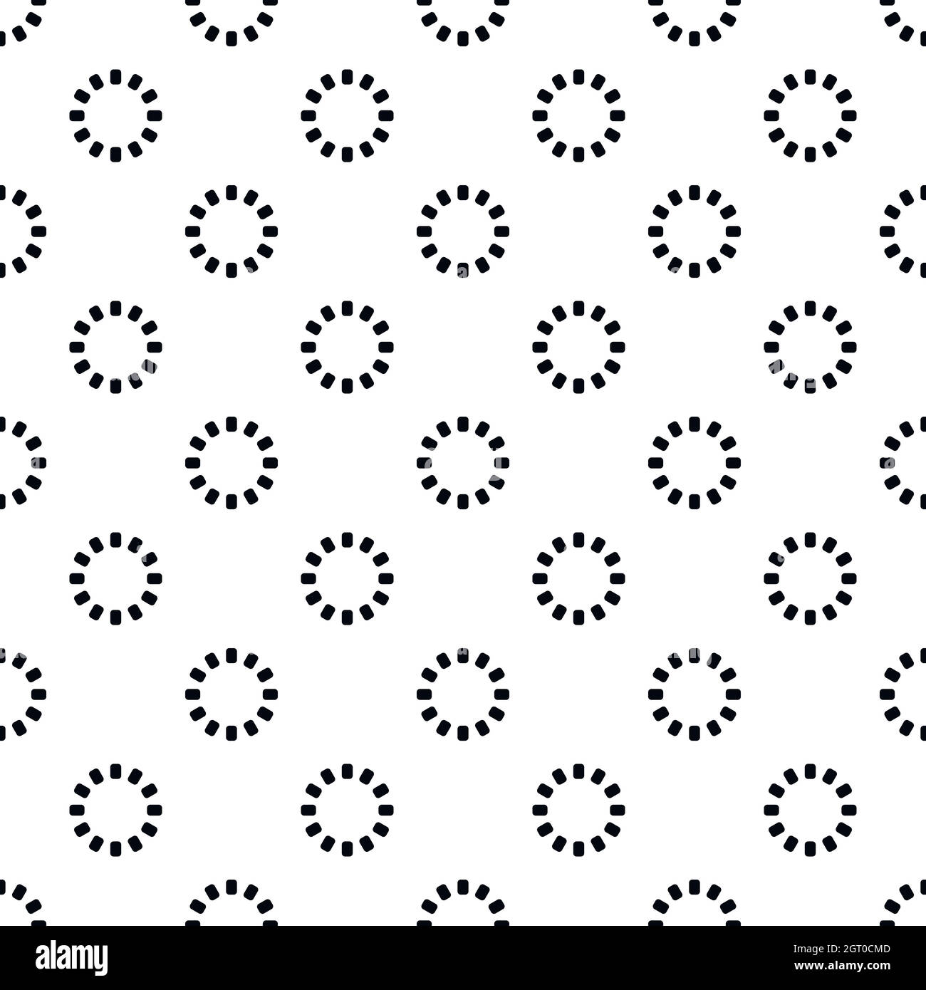 Preloader pattern, simple style Stock Vector