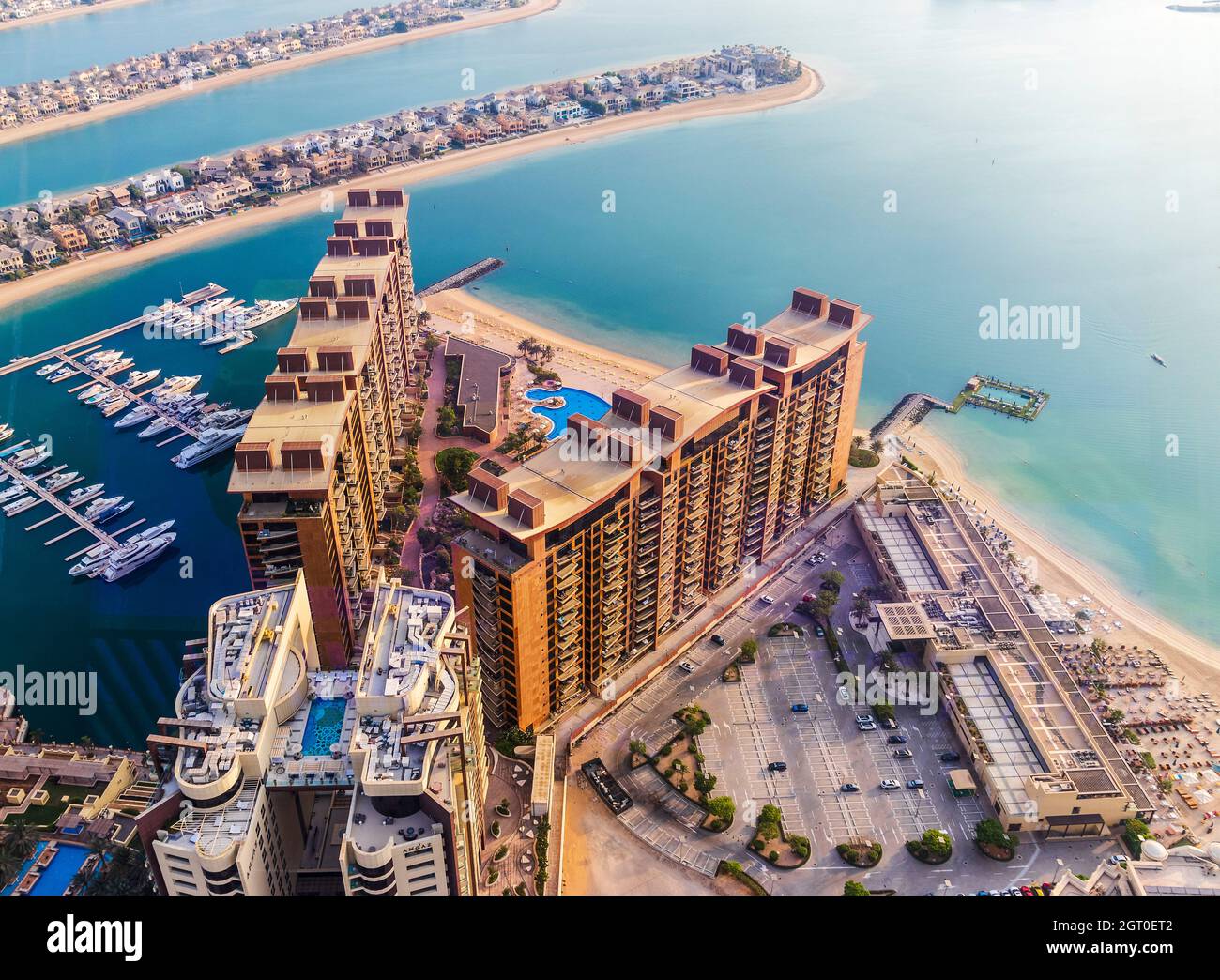 Dubai sunrise view from the palm hi-res stock photography and images ...