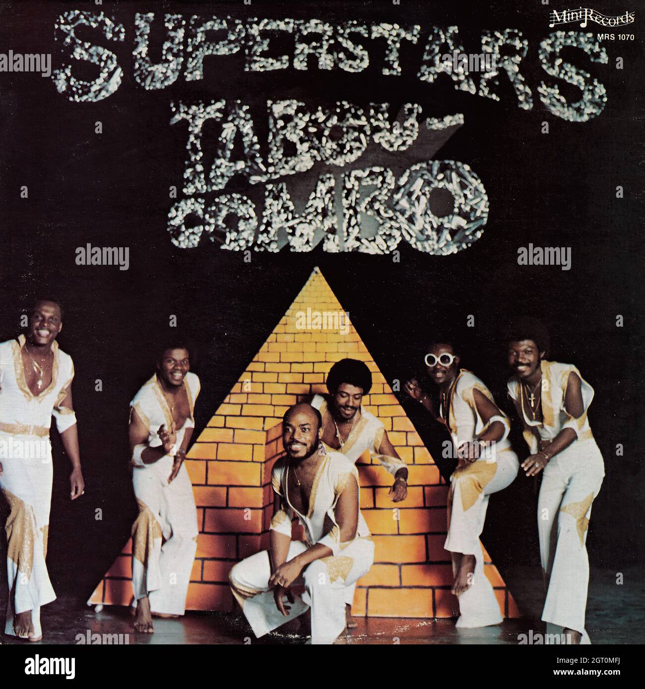 Tabou Combo Superstars - Tabou Combo Superstars - Vintage Vinyl Record Cover Stock Photo