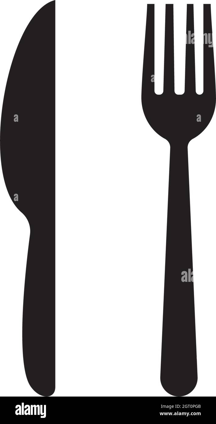 fork and spoon icon vector template Stock Vector Image & Art - Alamy