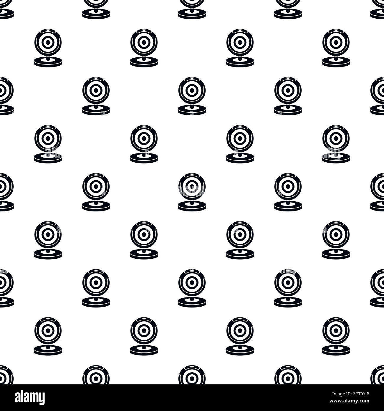 CD box pattern, simple style Stock Vector