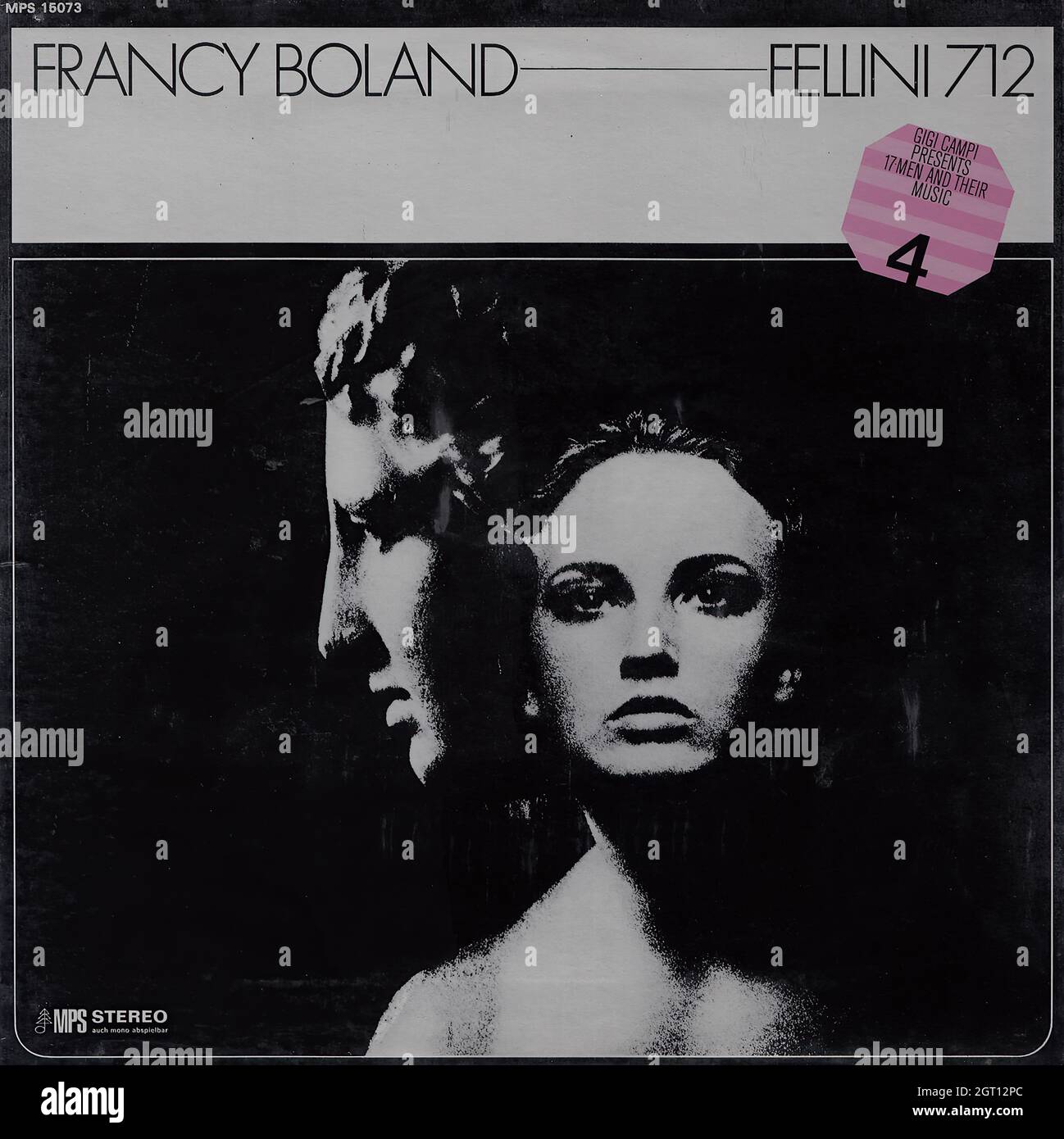 The Kenny Clarke-Francy Boland Big Band - Fellini 712 - Vintage Vinyl Record Cover Stock Photo