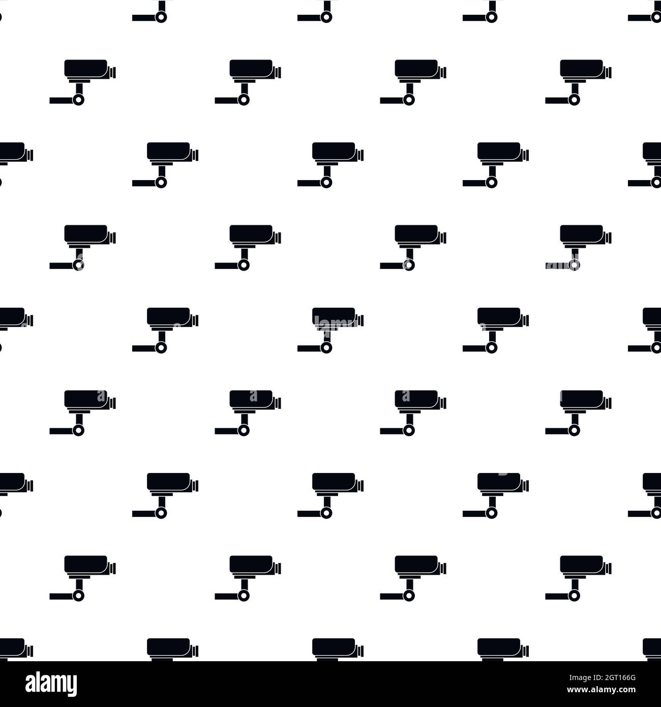 Surveillance camera pattern, simple style Stock Vector Image & Art - Alamy