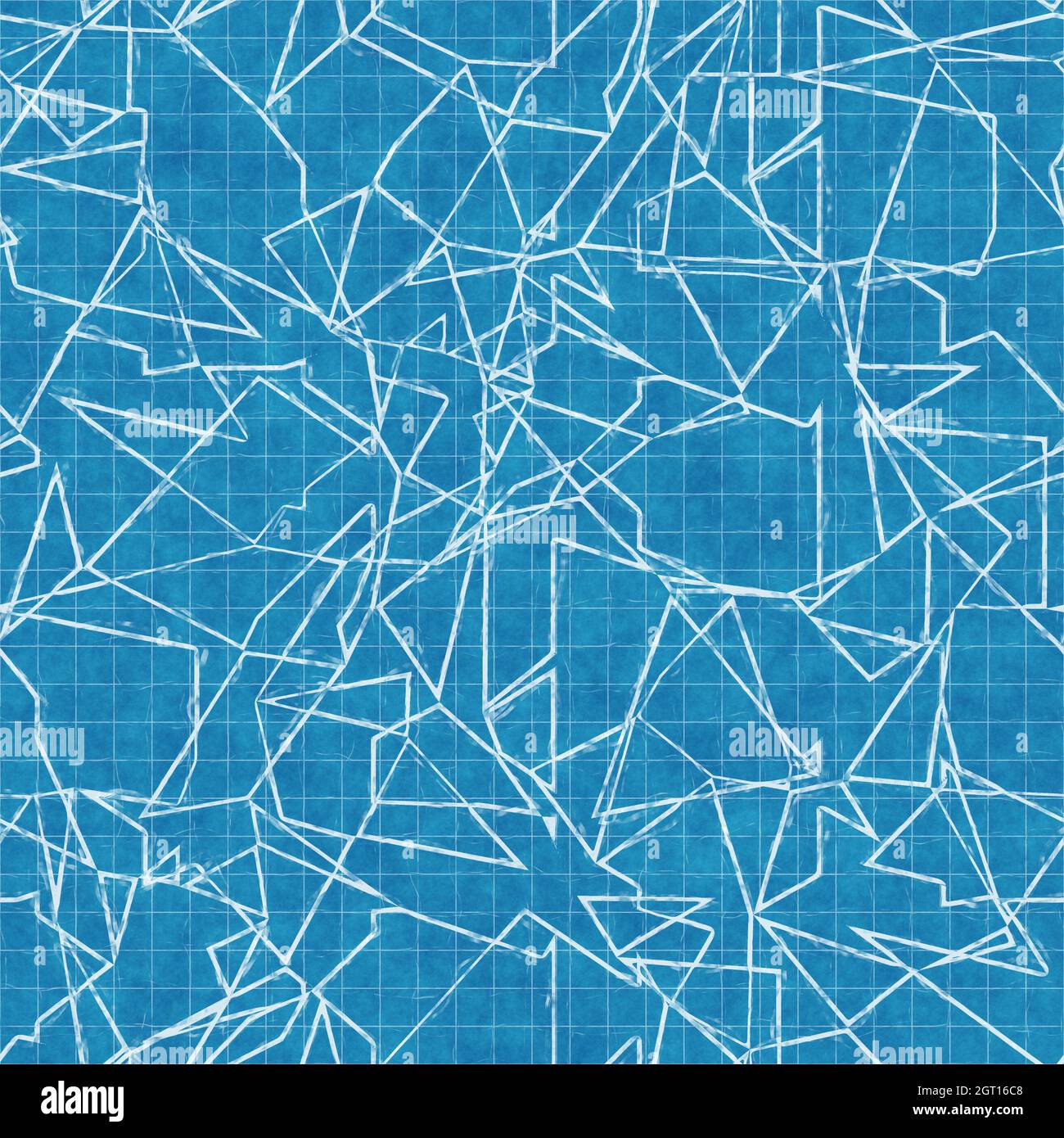 Seamless bright blue blueprint pattern for textile and print Stock ...
