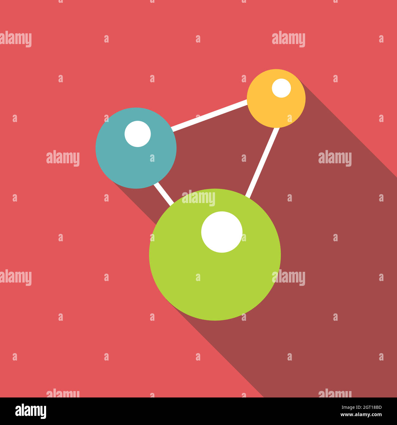 Chemistry icon, flat style Stock Vector Image & Art - Alamy
