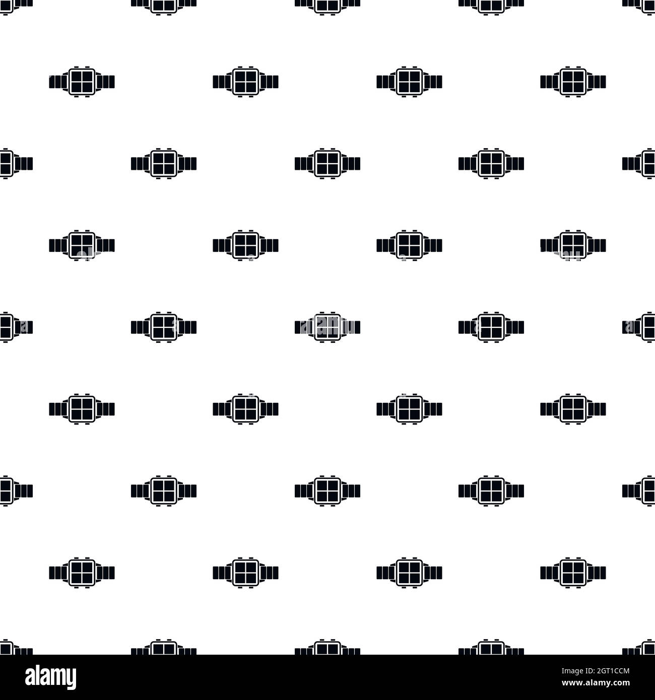 Smart watch pattern, simple style Stock Vector