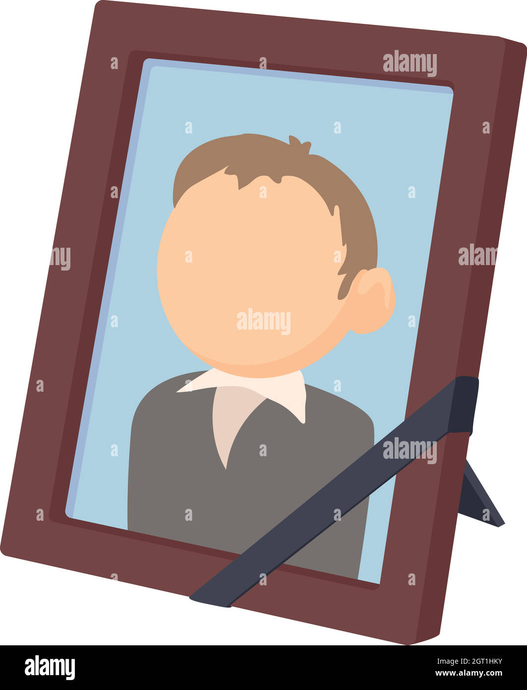 Memory portrait icon, cartoon style Stock Vector Image & Art - Alamy