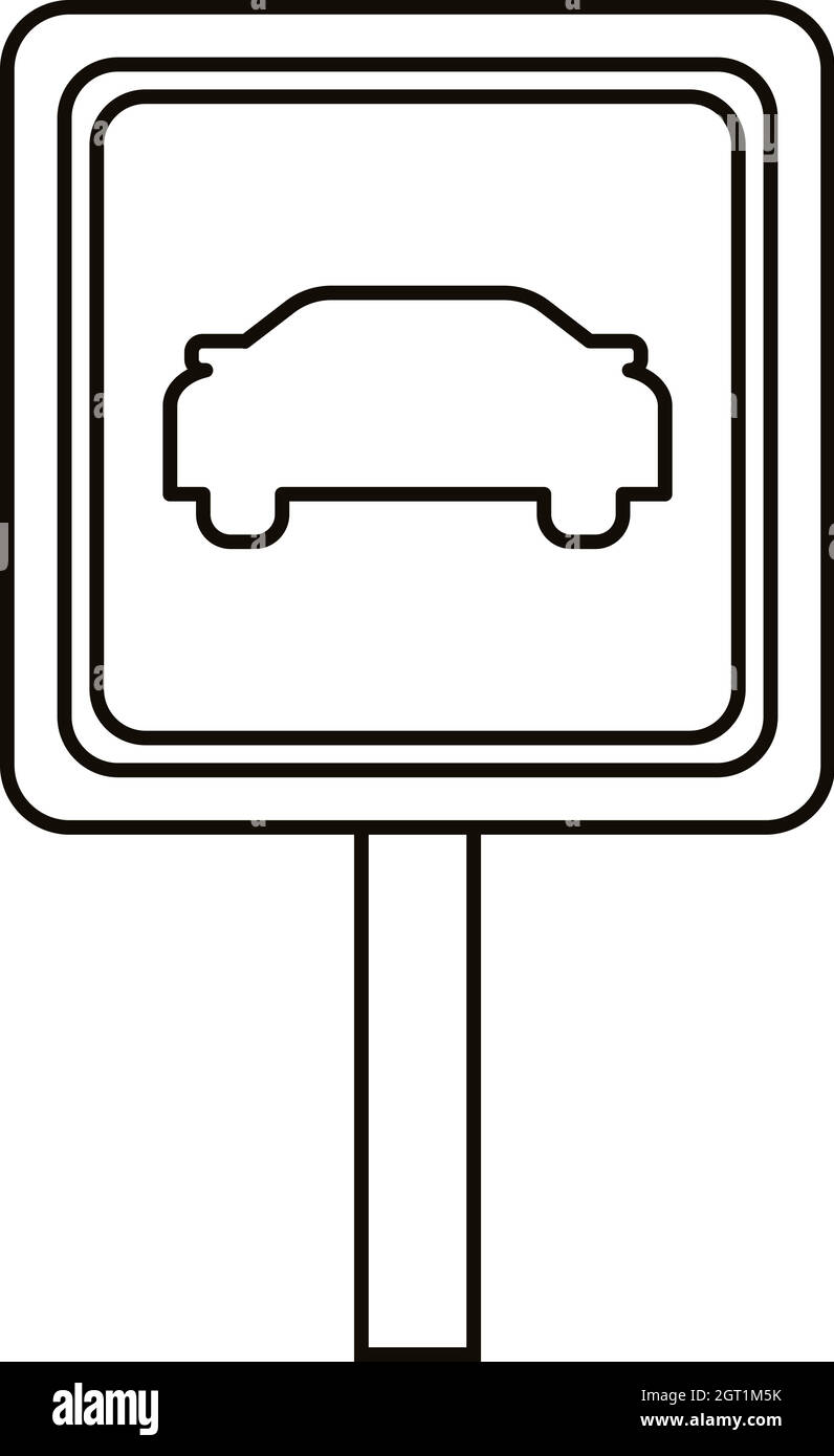 Square road sign Stock Vector Images - Alamy