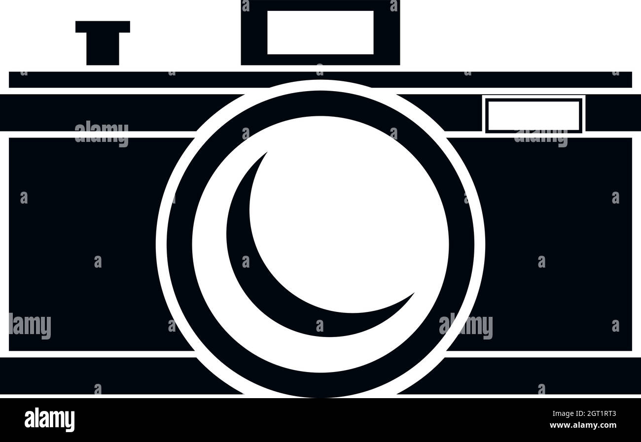 Photocamera icon, simple style Stock Vector Image & Art - Alamy