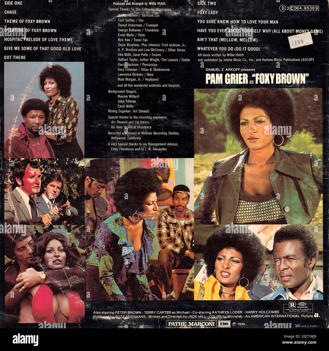 Willie Hutch - Foxy Brown o.s.t. (back) - Vintage Vinyl