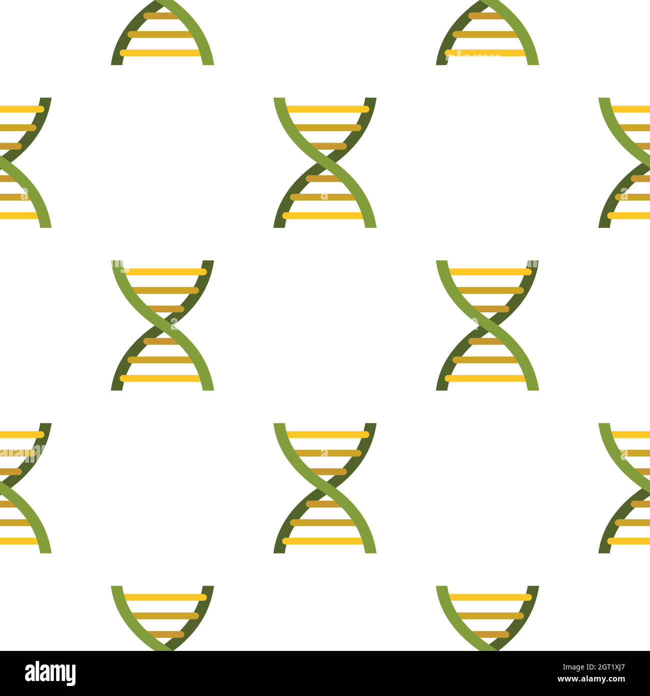 DNA pattern seamless Stock Vector