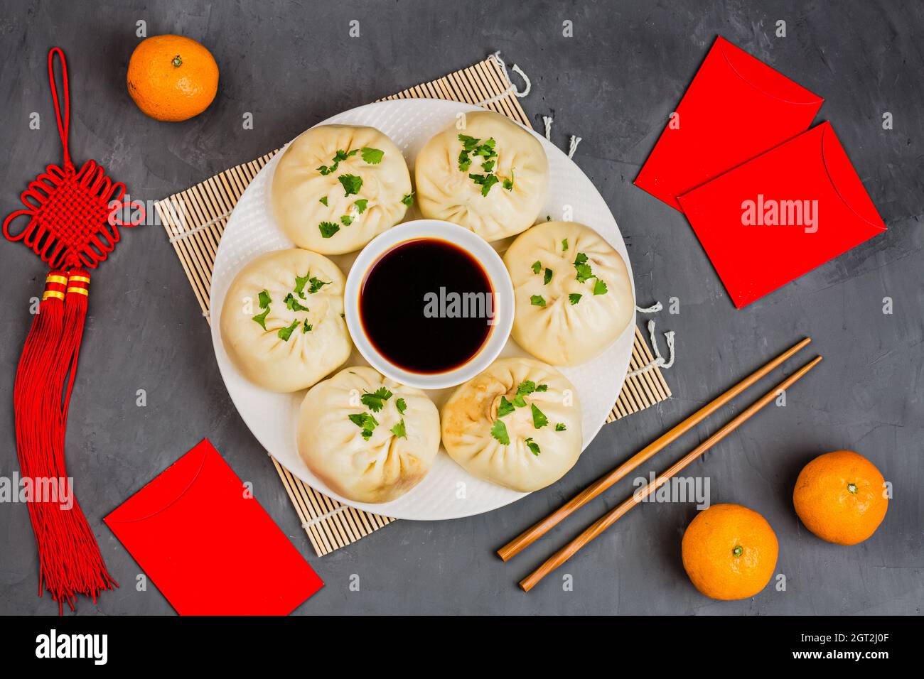 High Angle View Of Breakfast On Table Stock Photo
