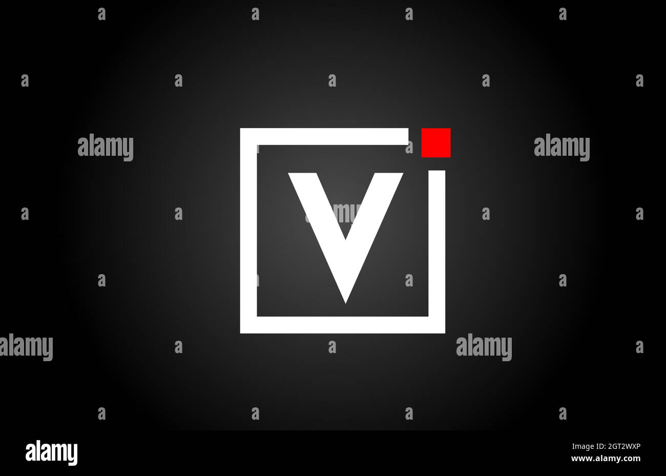 V alphabet letter logo icon in black and white color. Company and ...