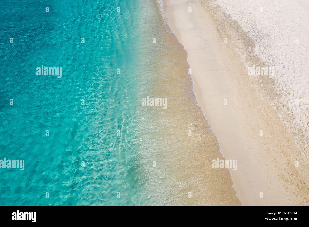 Aerial View Of Beach Stock Photo - Alamy