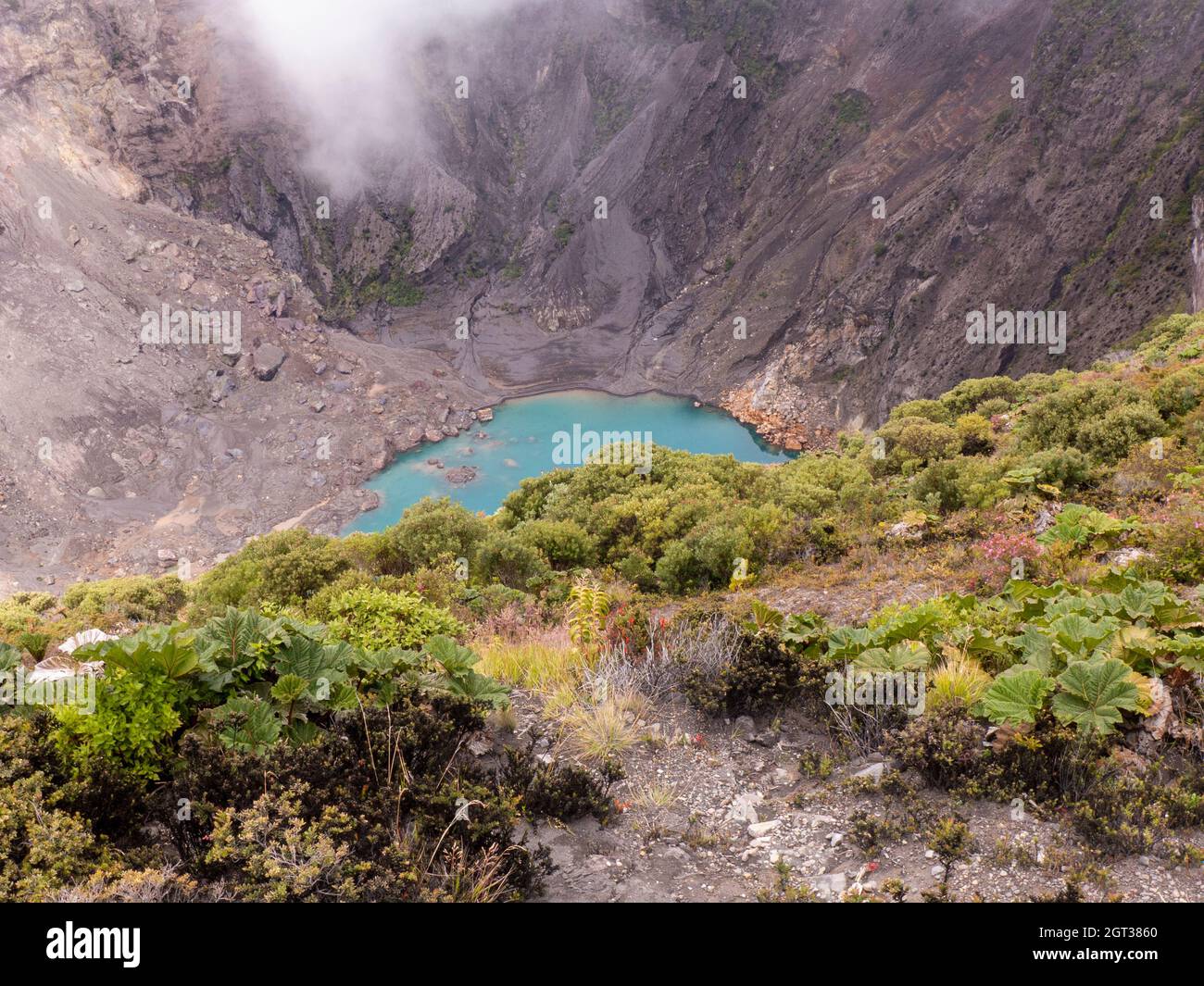The Irazu Volcano In Costa Rica Is 3432 M High, Making It The Highest Peak In The Cordillera
