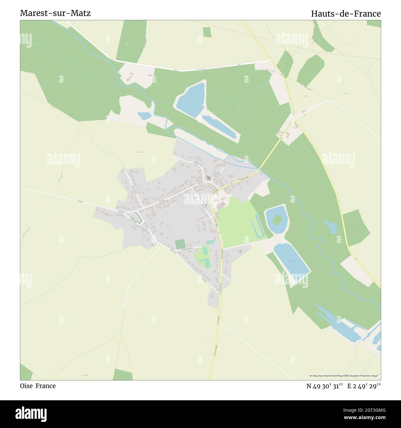 Matz Map Marest sur matz hi-res stock photography and images - Alamy