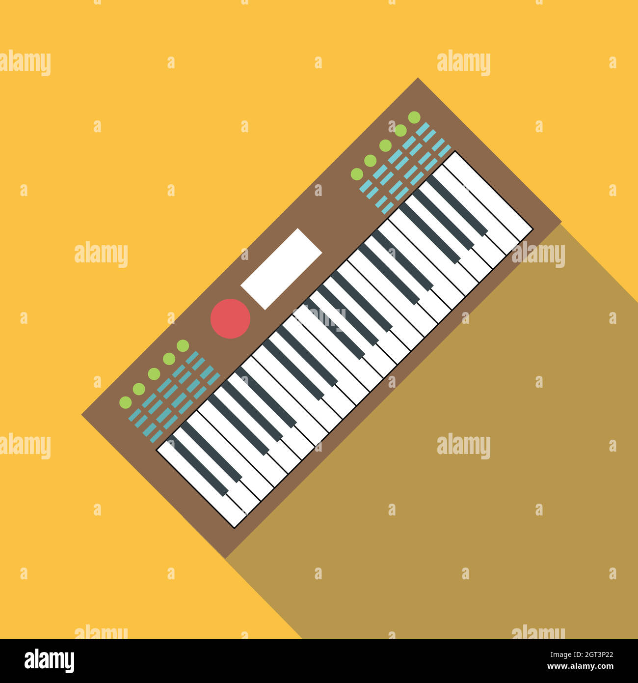 Synth icon, flat style Stock Vector Image & Art Alamy