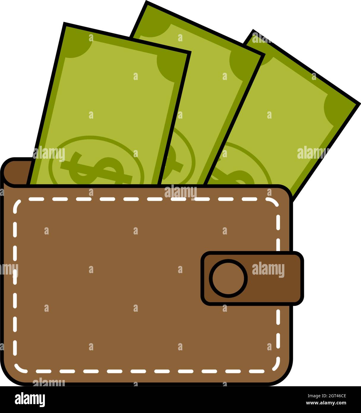 Wallet icon design template illustration isolated Stock Vector Image