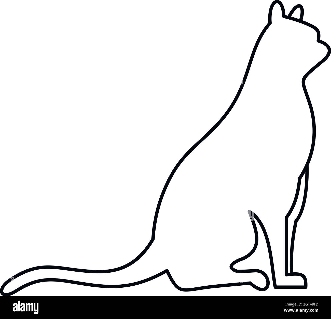 Cat Icon. Cat Logo Logotype Royalty Free SVG, Cliparts, Vectors