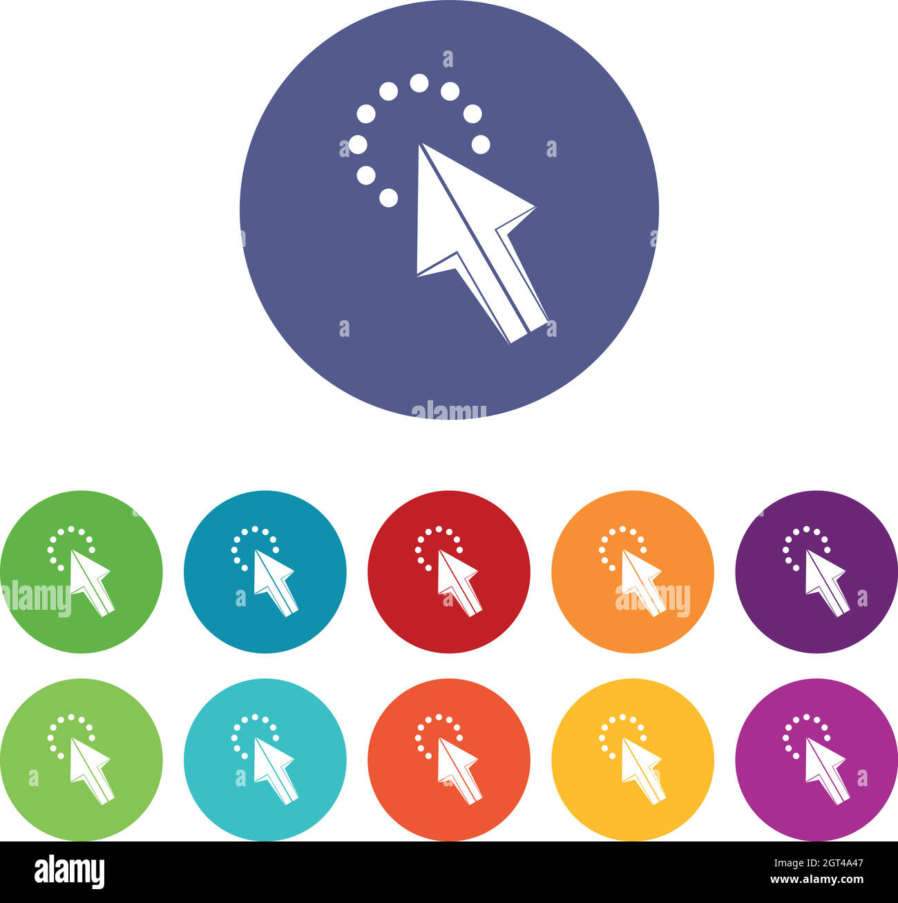 Click set icons Stock Vector Image & Art - Alamy