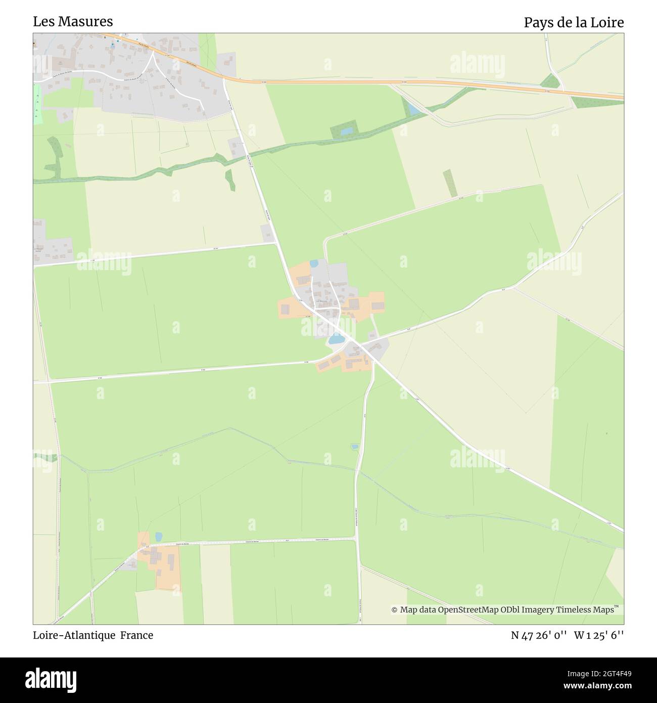 Clark County Ohio Zoning Map Les Masures, Loire-Atlantique, France, Pays De La Loire, N 47 26' 0'', W 1  25' 6'', Map, Timeless Map Published In 2021. Travelers, Explorers And  Adventurers Like Florence Nightingale, David Livingstone, Ernest
