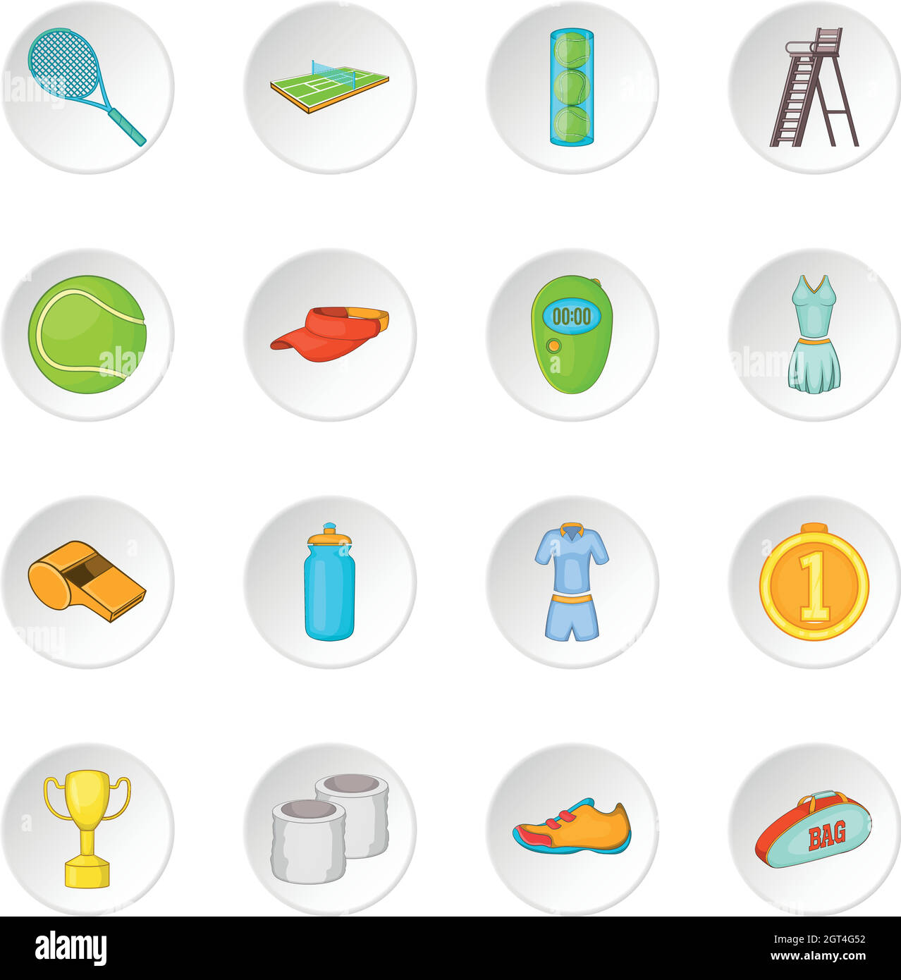 Tennis icons set Stock Vector Image & Art - Alamy