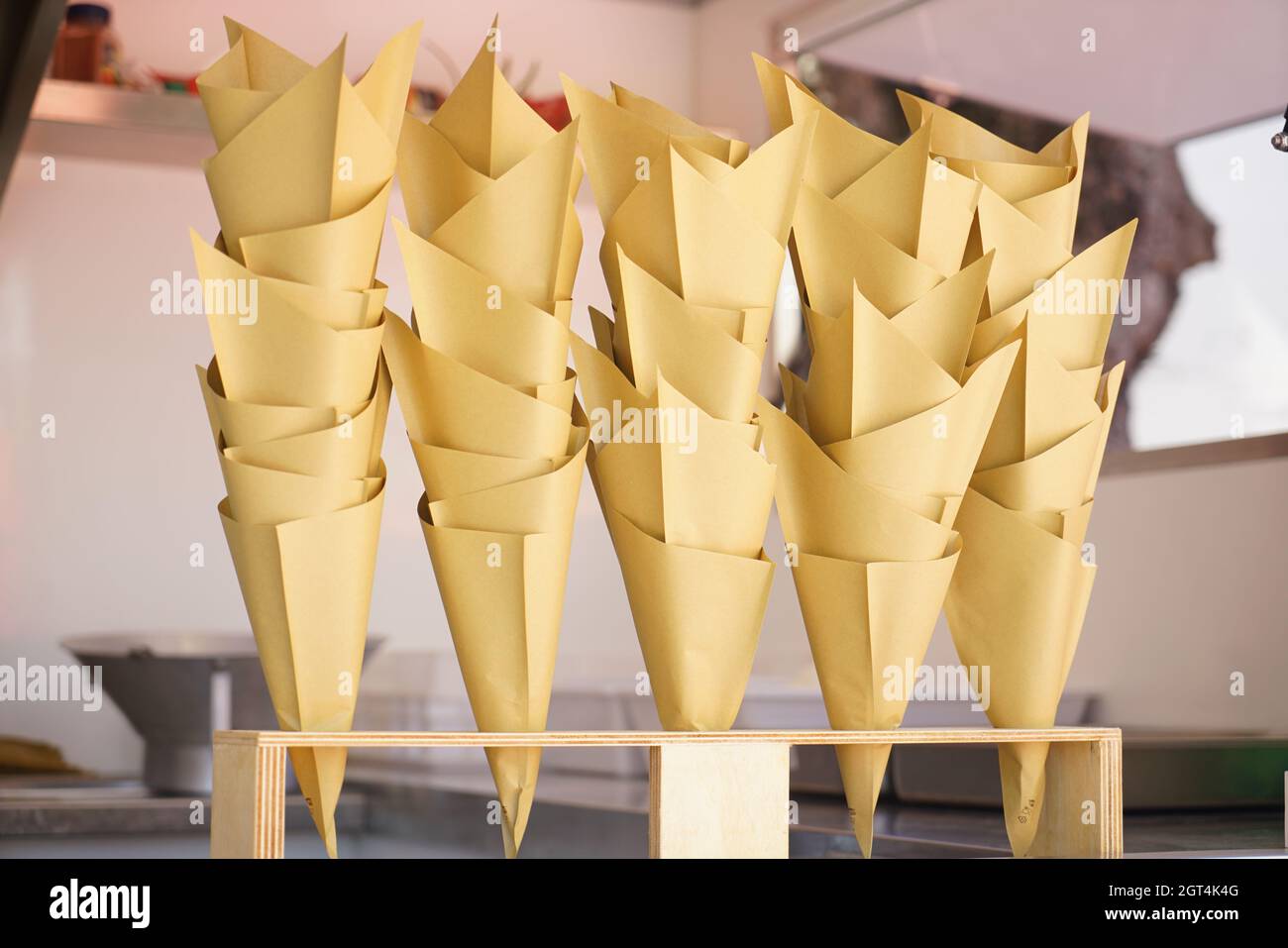 Paper For Street Food Stock Photo Alamy