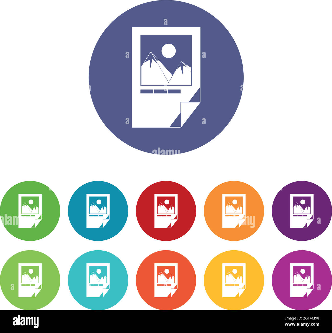 Tested ink paper with printer marks set icons Stock Vector Image & Art