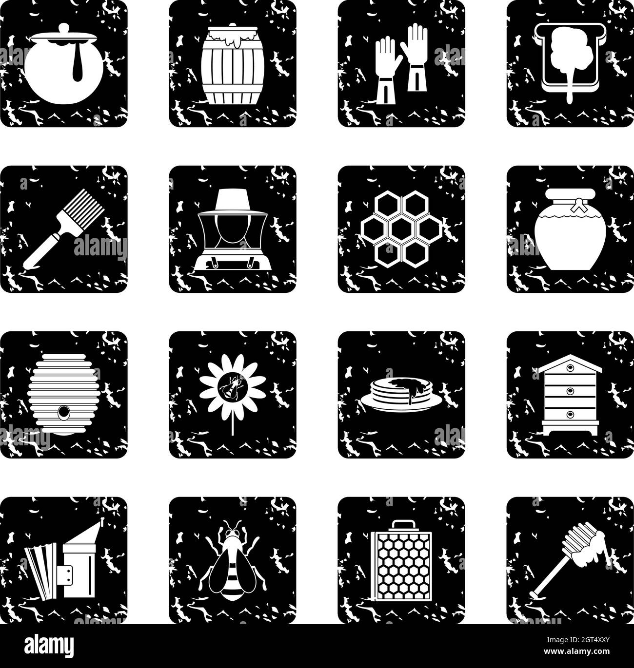 Apiary tools icons set Stock Vector Image & Art - Alamy