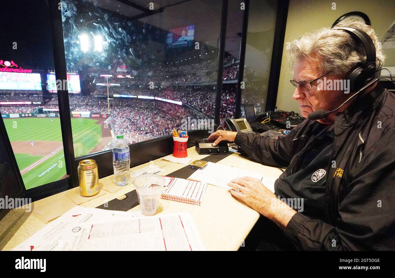 Baseball broadcaster booth hi-res stock photography and images - Alamy