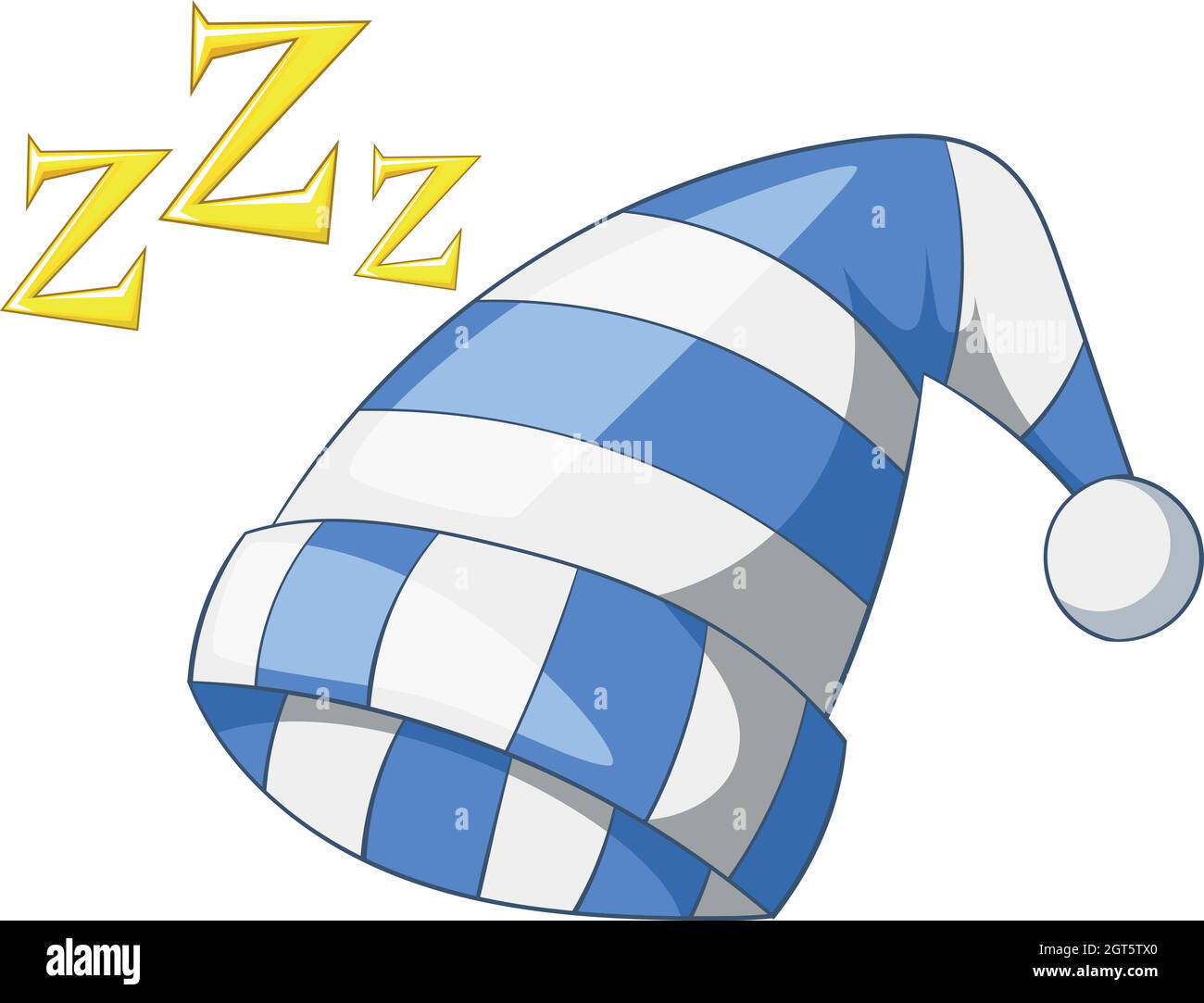 Sleeping cap icon, cartoon style Stock Vector Image & Art Alamy