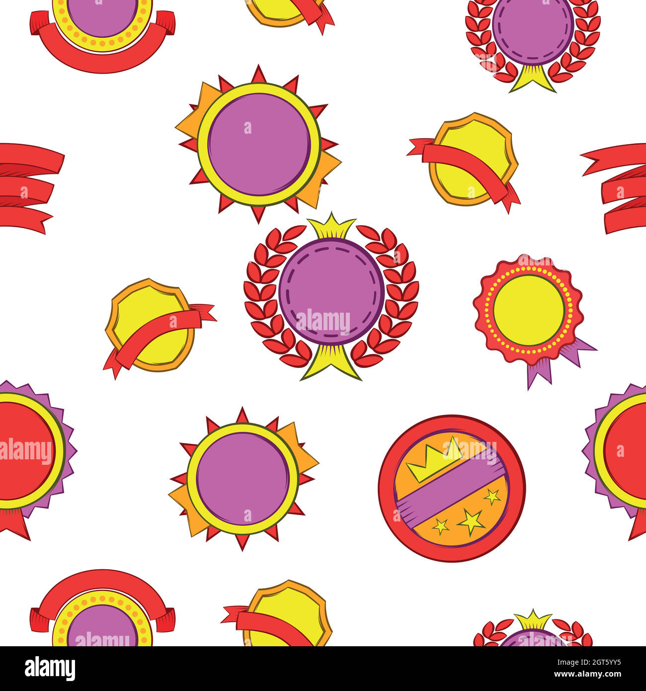 Sticker pattern, cartoon style Stock Vector Image & Art Alamy