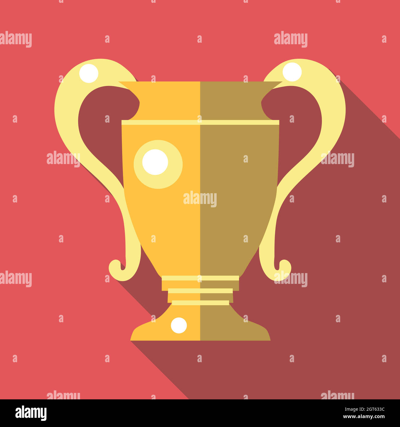 Gold trophy vector hi-res stock photography and images - Alamy