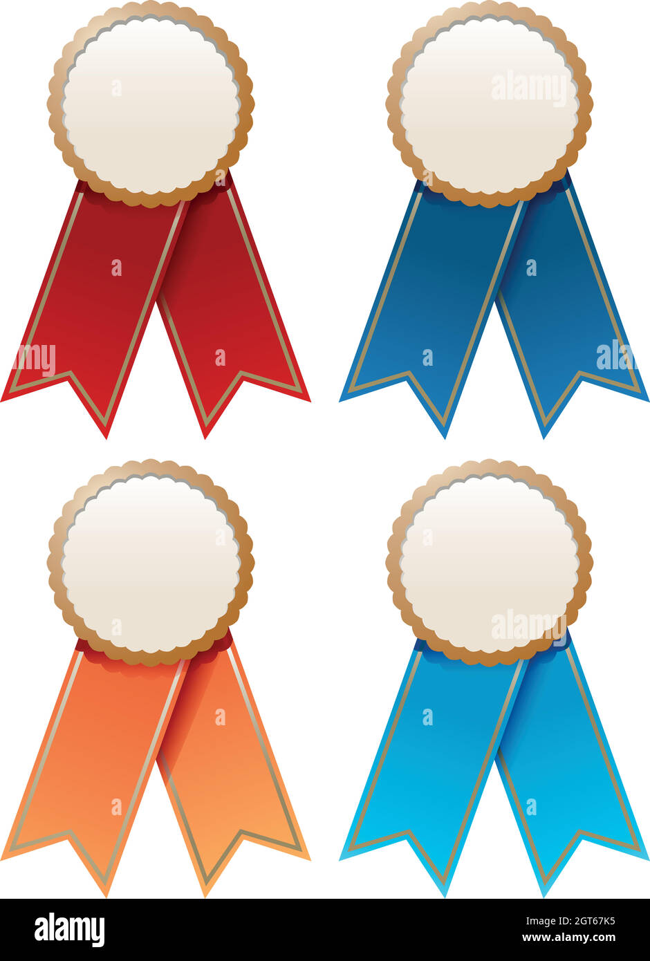 Different design of ribbons in four colors Stock Vector Image & Art Alamy