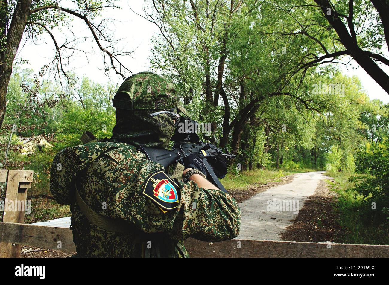 Soldier Aiming His Gun High Resolution Stock Photography and Images - Alamy