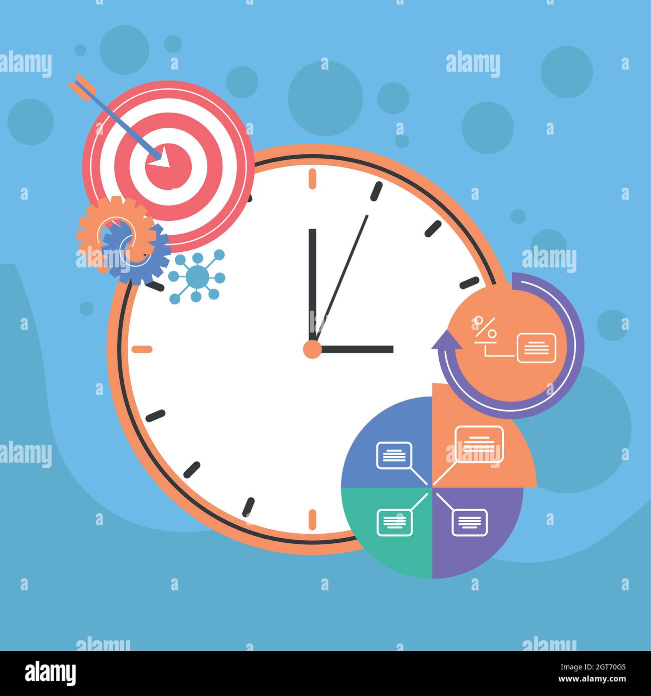 target strategy time Stock Vector Image & Art - Alamy