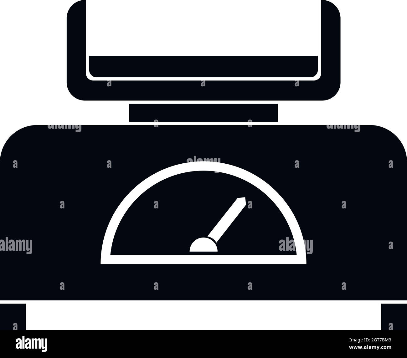 Weight scale icon, simple style Stock Vector Image & Art Alamy