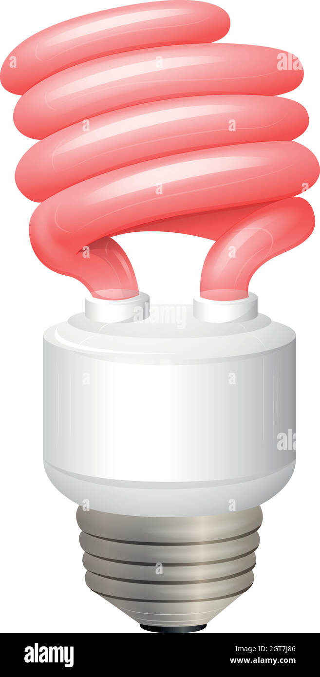 Helical integrated CFL Stock Vector