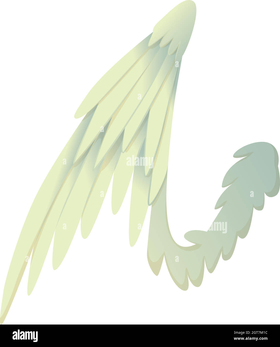 Bird wing icon, cartoon style Stock Vector Image & Art Alamy