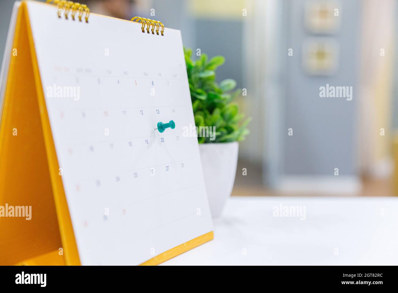 Calendar Event Planner Is Busy.calendar,clock To Set Timetable Organize Schedule,planning Stock Photo