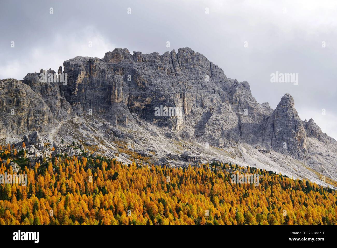 Scenic View Of Rocky Mountains Against Sky Stock Photo