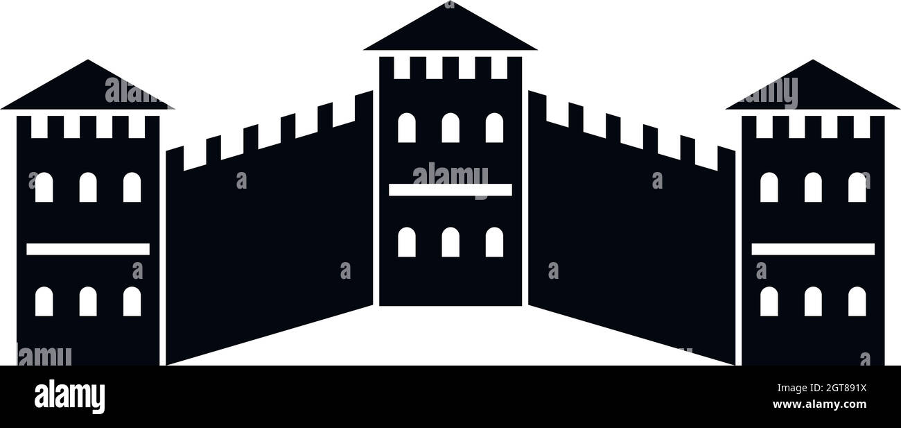 Great Wall of China icon, simple style Stock Vector Image & Art - Alamy