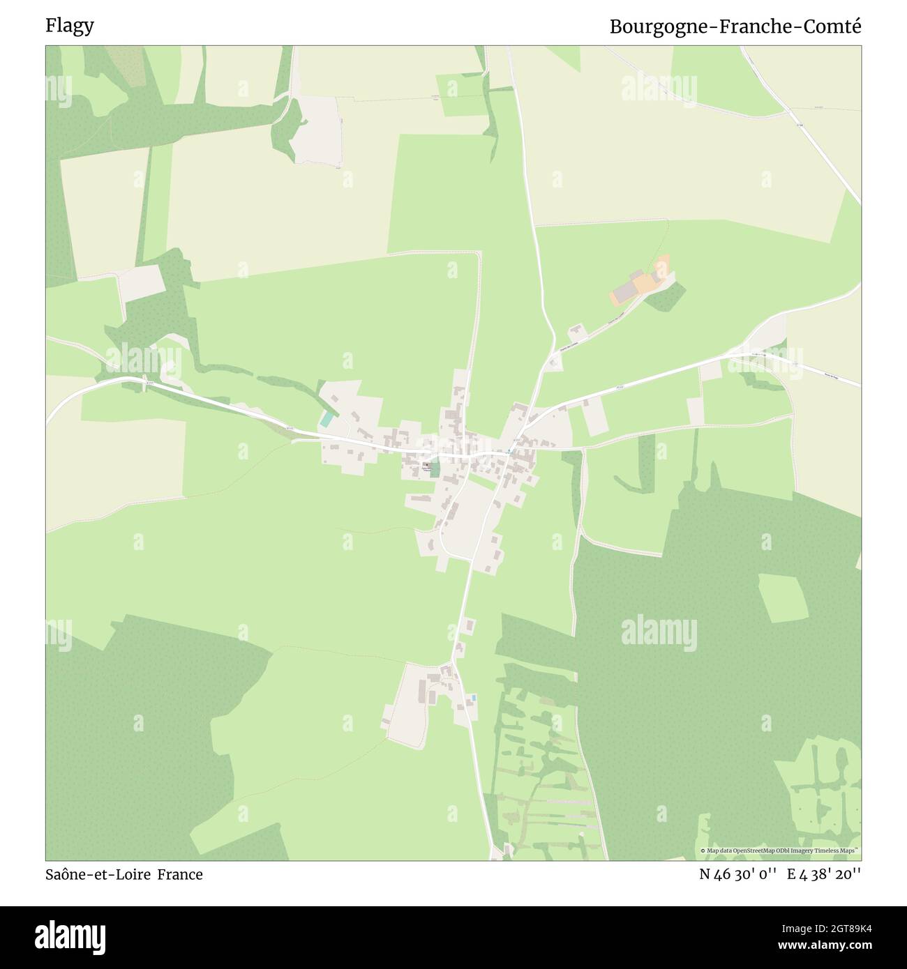 Flagy, Saône-et-Loire, France, Bourgogne-Franche-Comté, N 46 30' 0'', E ...