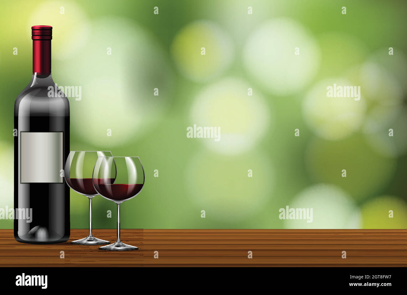 Red wine illustration Stock Vector Images - Alamy