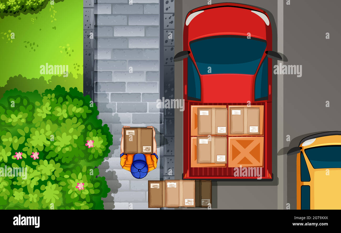 Top view roof window Stock Vector Images - Alamy