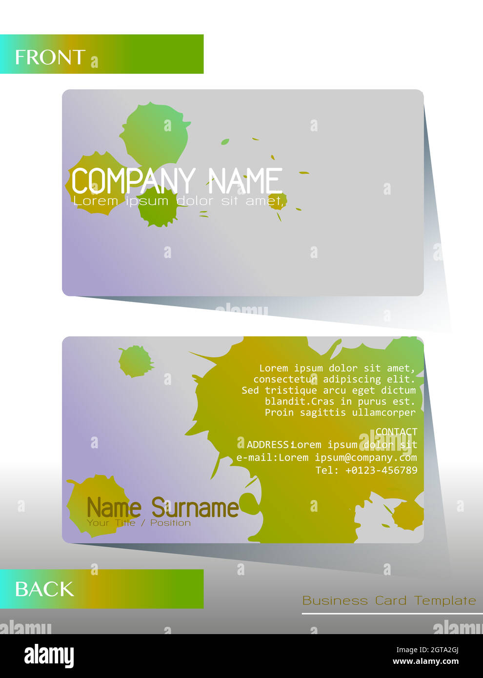 A business card Stock Vector Image & Art Alamy