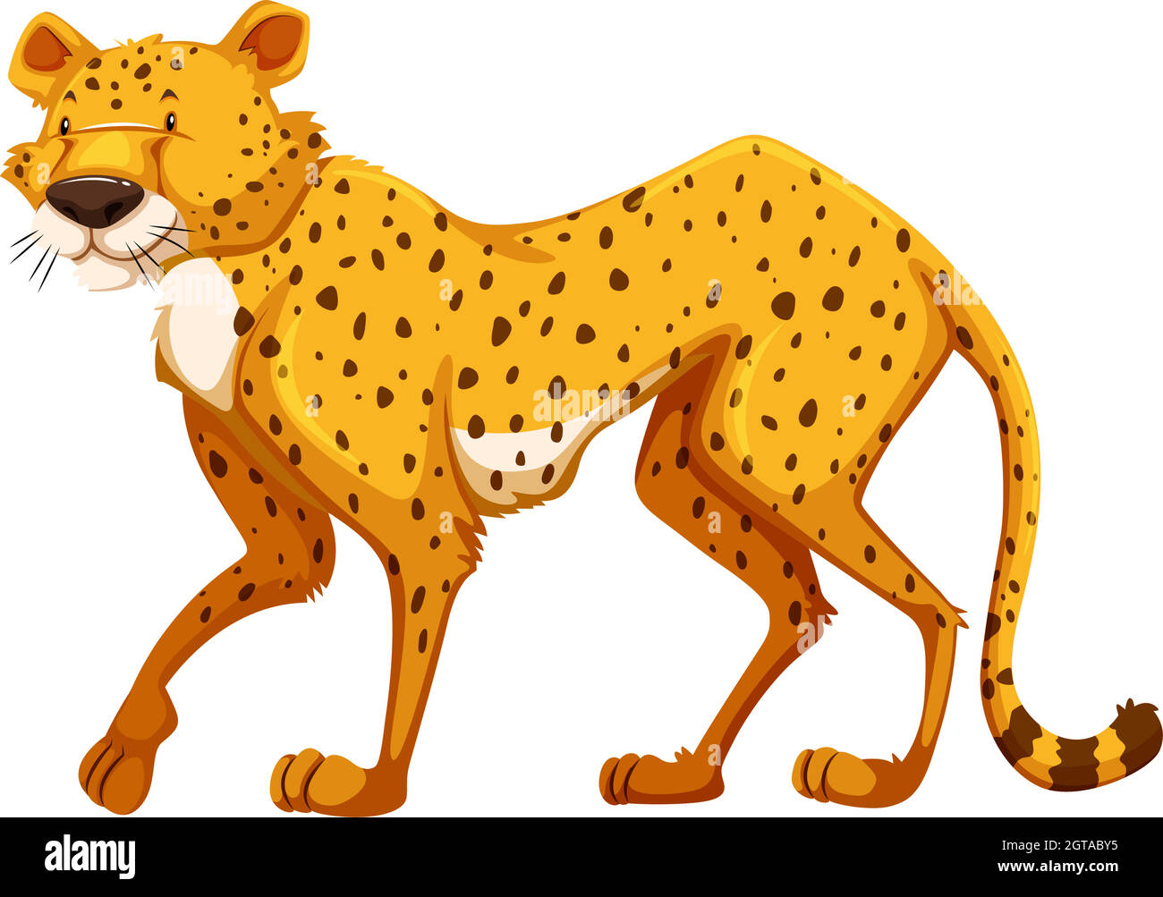 Cheetah pattern background Cut Out Stock Images & Pictures - Alamy
